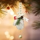 thumbnail image 1 of Campanas de Viento Navideñas | Adorno Colgante de Campanas Pequeñas | Poliéster Rojo y Blanco | Sonido de Tintineo | Decoración para Árbol de Navidad | Decoración Festiva para Ventanas y Puertas | Re, 1 of 6
