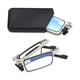 thumbnail image 2 of Gafas de lectura plegables Unisex, nueva moda, portátiles, Anti UV400, antifatiga ocular, bloqueador de luz azul, con funda, 1 ud. Tan Jianjun unisex, 2 of 2