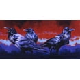 thumbnail image 2 of Chapman, Julie T. 24x14 Gold Ornate Wood Framed with Double Matting Museum Art Print Titled - Ready to Rumble, 2 of 4