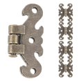 thumbnail image 1 of 5pcs Retro Hinges Furniture Hinges Kitchen Cabinets Hinges Vintage Metal Hinges for Jewelry Box, 1 of 4