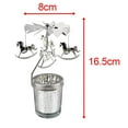 thumbnail image 4 of GUOOL 2Pieces Romantic Rotary Candle Holder Tea Light Holder for Christmas Restaurant StyleM, 4 of 9