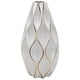 thumbnail image 1 of Jarrones de cerámica blanca para decoración artística, floreros para estantería, dormitorio y comedor. S, 1 of 9