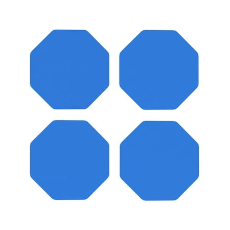 

Tideii Dodgerblue for Leather Coasters 4 Pieces Anti-fouling and Anti-scalding Decorative Coasters Suitable for Restaurants Kitchens Coffee Shops-Octagon