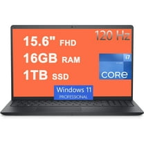 Dell Inspiron 15 3000 3520 Business Laptop 15.6" FHD WVA Anti-Glare 120Hz Intel 10-Core i7-1255U Processor 16GB RAM 1TB SSD Intel Iris Xe Graphics HDMI Win11Pro Black