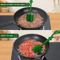thumbnail image 7 of Aiivioll Meat Chopper for Ground Beef - Hamburger Chopper Utensil, Nylon Hamburger Chopper Utensil, Masher & Smasher Meat, Non Stick Mix Chopper for Kitchen Tool (Green), 7 of 7