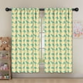 thumbnail image 5 of Blackout Kids Curtains,LightYellow Green Dinosaurs Silhouettes Pattern Childrens Insulated Curtains Set Of 2,Bedroom Essentials,Toddler Room Decor 52"x63", 5 of 5
