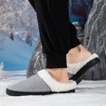 thumbnail image 4 of Peludas Zapatos Casa Sin Cordones Felpa Cómodas para Otoño Invierno, 4 of 9