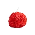 thumbnail image 2 of Wax Rose Cluster Ball Aromatherapy Candle, Realistic 3D Petal Decorative Ornament for Home Decor, Wedding, Holiday Table Ambiance, Romantic Gift, 2 of 6