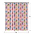 thumbnail image 5 of Colorful Princess Pattern Shower Curtain 72"x84" ,Bathroom Decorative Shower Curtains Set with 12 Hooks,Modern Waterproof Washable Shower Curtain, 5 of 6