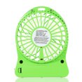thumbnail image 3 of Irfora Portátil recargable LED Ventilador de luz Mini Escritorio USB de carga Refrigerador de aire 3 Modo de regulación de velocidad LED Función de iluminación Enfriamiento (Verde) Irfora Ventilador USB, 3 of 7