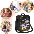 thumbnail image 5 of Halloween Glowing Mushroom Lunch Bag Insulated Thermal Box with Shoulder Strap & Handle for Work and Picnic, 5 of 6
