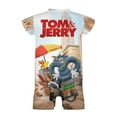 thumbnail image 6 of Tom And Jerry Baby Boy Girl Short Sleeve Rompers Bodysuit One Piece Jumpsuit Summer Outfit, 6 of 8