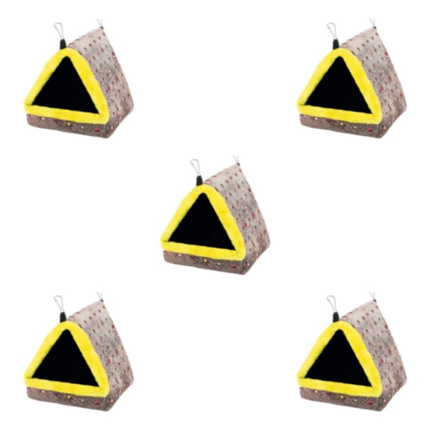 Greeniant Casa Nido de Pájaro grande y cálida para invierno, hamaca colgante con terciopelo y engrosamiento para calidez, interior negro para Type2 NO2