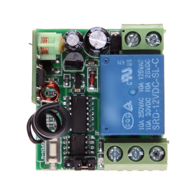 Conmutar Transmisor Receptor Transmisor de interruptor de control remoto inalámbrico DC12V 10A 315MHz con receptor