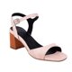 thumbnail image 2 of Sandalias de verano para mujer con tacones altos de cuero de microfibra de color sólido a la moda Wmkox8yii shjk7118, 2 of 9