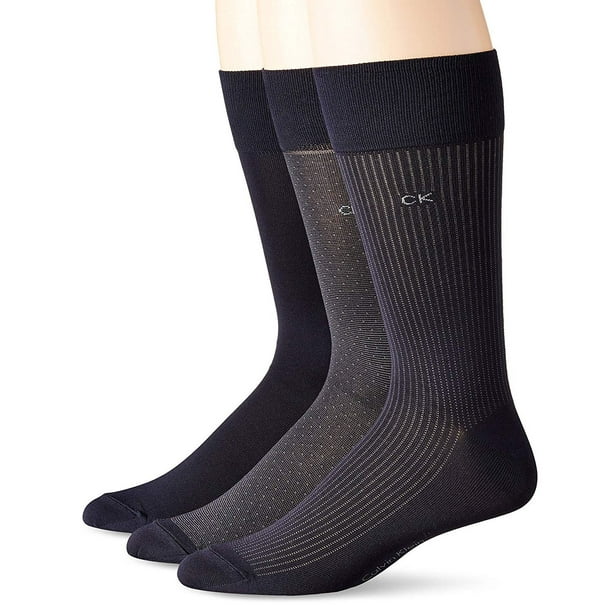 Calvin Klein - Calvin Klein Mens Microfiber Dress Socks - Walmart.com ...