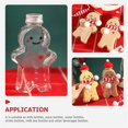 thumbnail image 3 of 3 Pcs Plastic Container Slim Water Bottles Jug Drinking Bottle Yogurt Bottles, 3 of 3