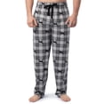 thumbnail image 1 of Pantalón de Pijama IZOD para Hombre en Franela Polar Negro a Cuadros con Perros Talla L, 1 of 5