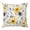 Yellow, Gray, White, variant on Throw Pillow Covers, Blue Spring Floral Decorative Throw Pillow Covers 18x18 Inch, Elegant Pastoral Flowers Farmhouse Art Square Linen Pillow Cases for Couch/Living Room/Sofa