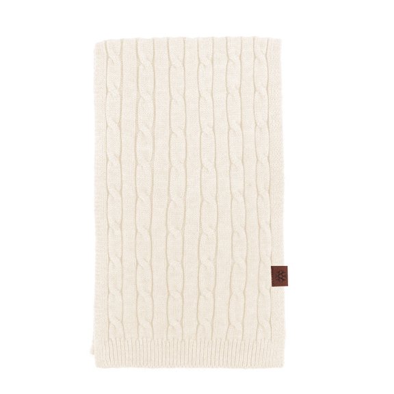 suxuMhao Winter Scarf, 1 Piece Long Knit Fashion Thick Warm Scarf for Cold Days, Soft Acrylic Scarf with Size 70.8×10.2IN, White Color Scarf for Winter Daily Wear & Outdoor Activities