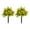 Yellow, variant on Set of 2 Christmas Boxwood Topiary Ball Tree Outdoor Decoration, 22Inch Artificial Topiaries Tree with Flowers and Spike, Fake Plants Shrubs Bushes Greenery for Planters Urn Filler Porch Potted