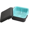 thumbnail image 4 of Microwave Cookware Steamer Food Container, 1.35L, Silicone BPA Free Steamer Bowl Basket Food Container for Steaming Fresh Meals or Frozen Vegetables with Removable Strainer, 6x6x3.2 Inches, 4 of 8
