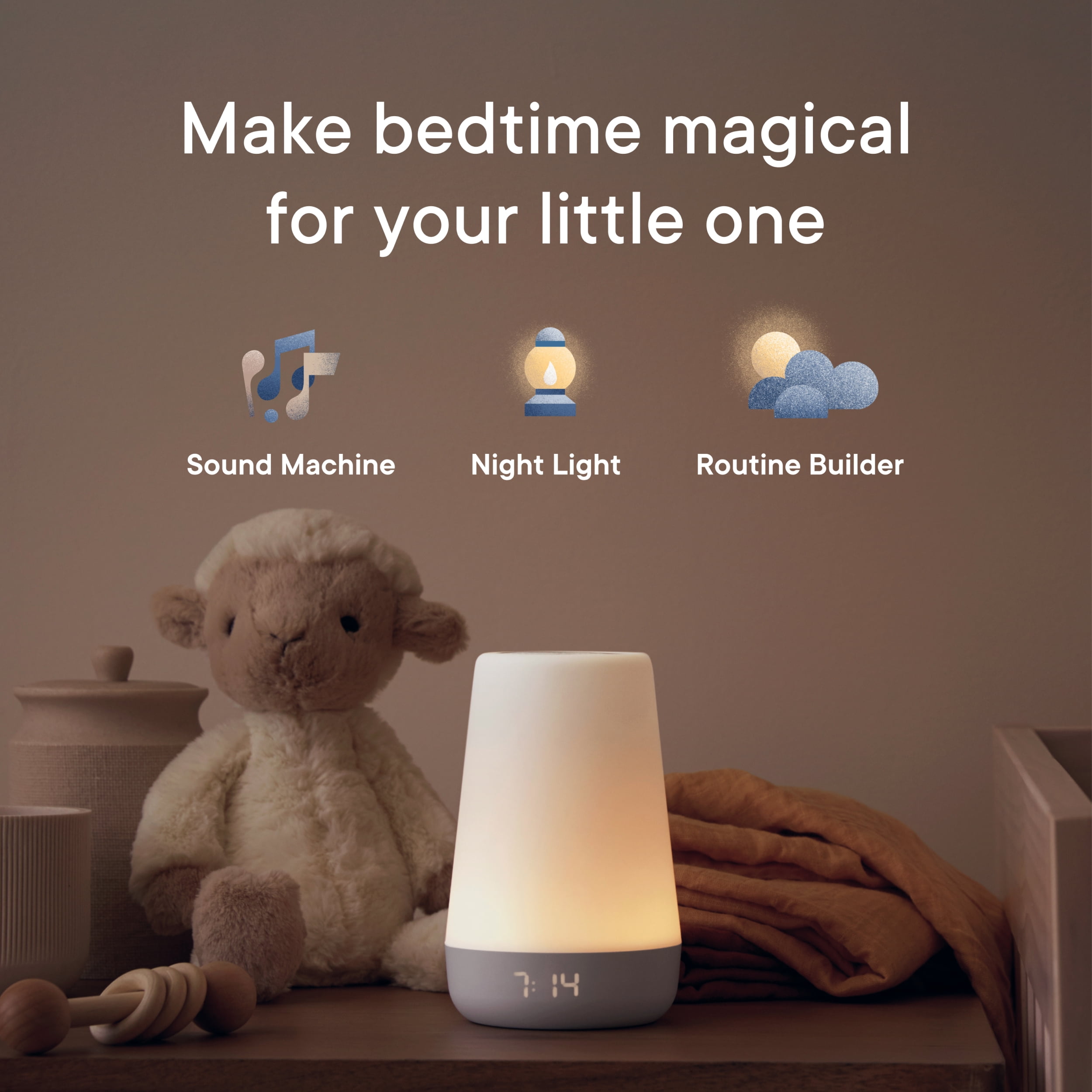 Hatch Rest 2nd Gen All-in-one Sleep Assistant, Nightlight & Sound Machine