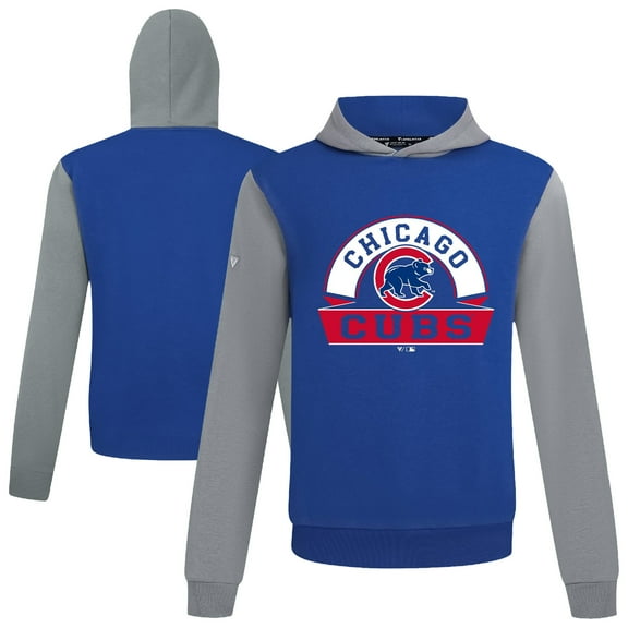 Men's Levelwear Royal Chicago Cubs Throwback Ultimate Banner Arch Hoodie