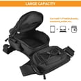 thumbnail image 5 of Bolsa para pierna, bolsa táctica militar para muslo, bolsa multifunción Molle para senderismo, acampada, escalada, viajes, motocicleta, ciclismo, caza, negro, 5 of 5