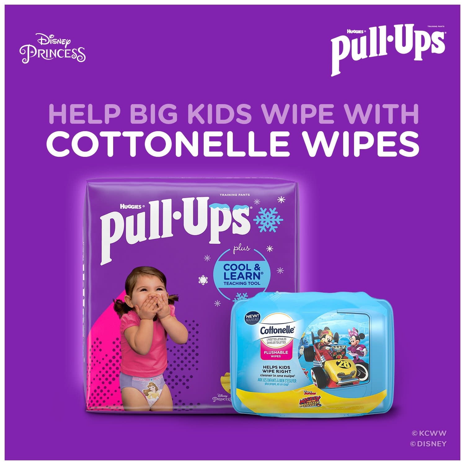 Pull-Ups Girls' Cool & Learn Training Pants, 3T-4T, 84 Ct