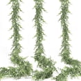 thumbnail image 4 of 3 piezas de plantas artificiales decorativas resistentes al desgaste, hojas colgantes, decoración de primavera para el hogar., 4 of 5