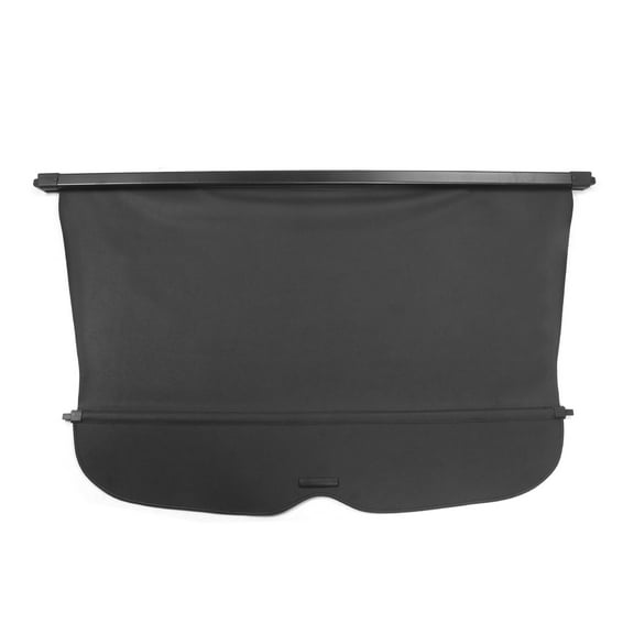 Ikon Motorsports Cargo Cover Compatible With 2019-2025 Honda Passport All Models, OEM Style PVC & Aluminum Rod Black Security Rear Trunk Cover Security Retractable Shield