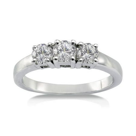 3/4 Cttw Three Stone Ring