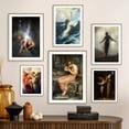 thumbnail image 4 of Joseph Tomanek Fire Dance Nymphs Witch Magic Wall Art lienzo pintura carteles nórdicos impresiones imágenes de pared para decoración de sala de estar, 4 of 4