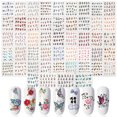 thumbnail image 3 of 50 Sheets Nail Sticker DIY Flower Butterfly Water Transfer Nail Decal Nail Decor, 3 of 10
