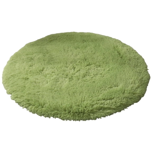 Niceminiwall Round Plush Carpet Thick Soft Floor Rug 120cm Diameter for Home For Living Room