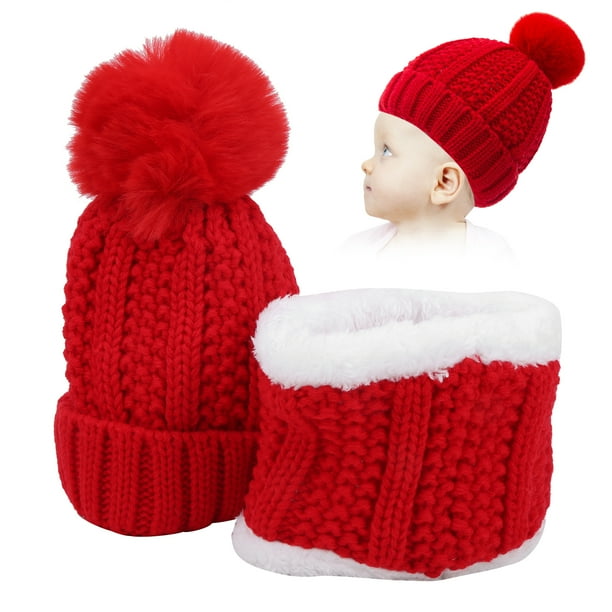 Gorro de lana, gorro de punto cálido para bebé, gorro de punto cálido, gorros de lana para niños, uso práctico