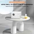 thumbnail image 3 of COM1950s Portable Projector Screen, Mini Projector Bluetooth, M3 Projector High-Definition Home Portable Handheld Mini Handheld Led Projector, Mini Led Lights, Portable Projector Bluetooth, 3 of 7