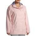 thumbnail image 3 of Big Chill Women's and Women's Plus Water Resistant Rain Coat, Sizes S-3X, 3 of 6