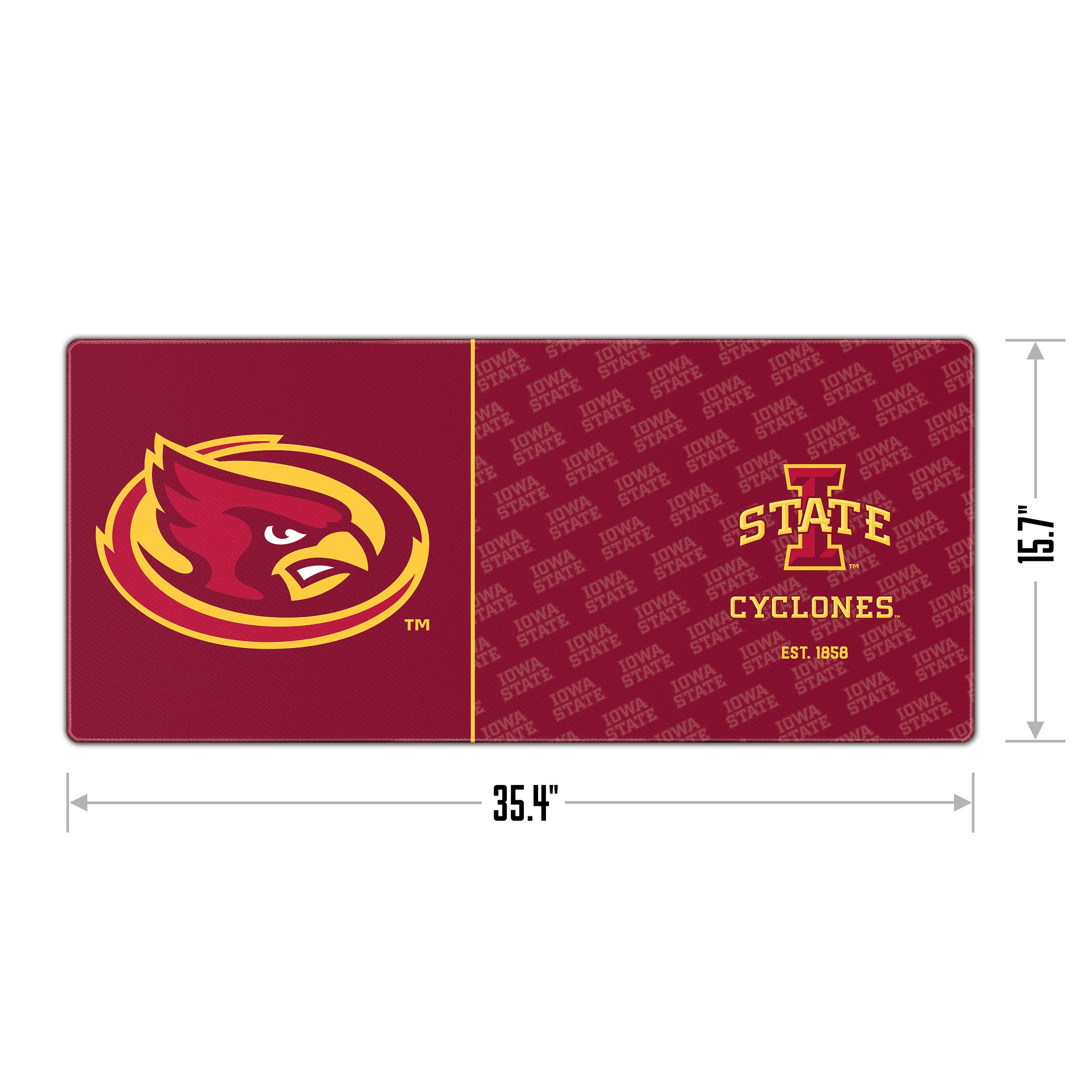 YouTheFan NCAA Iowa State Cyclones Logo Series Desk Pad