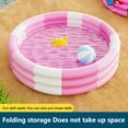 thumbnail image 2 of Piscina para bebés para el hogar, bañera para niños, piscina infantil plegable para exteriores JShteea El nuevo, 2 of 8