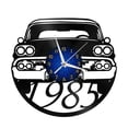 thumbnail image 2 of 1985 Vintage Car 12 Inch Vinyl Record Wall Clock - Silent, Creative, and Unique Clock for Living Room, Entryway, or Bedroom Decor - Perfect Gift Idea(12 inchs B without LED), 2 of 6