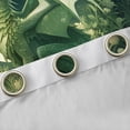 thumbnail image 5 of Feelyou Magic Green Dragon Black Out Curtains for Boys, Mystic Western Animal Curtains Pack of 2 (42x63 Each), Jungle Flower Floral Bedroom Curtains, Window Curtains Bedroom Decor, 5 of 7