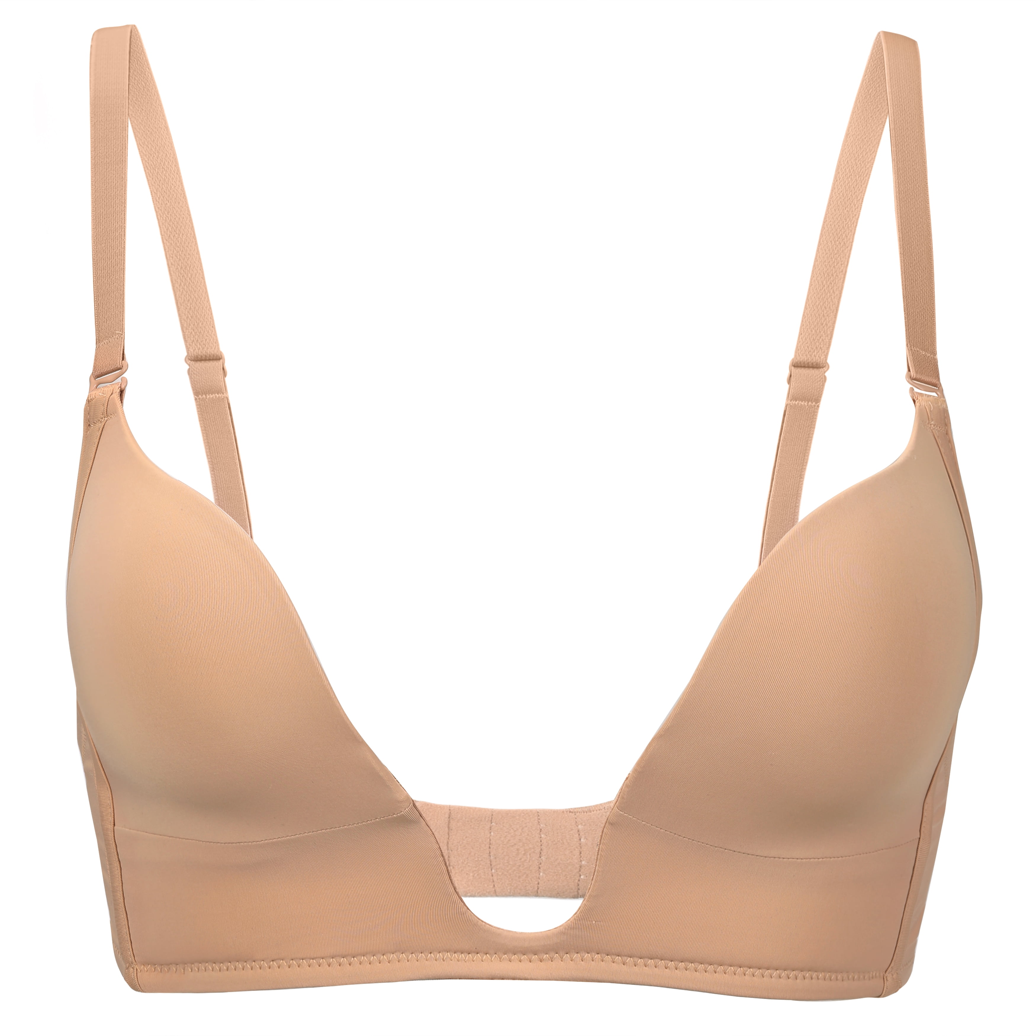 Beauwear 38C-44D Female 1/2 cup plunge bras no-padding sexy