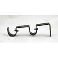 thumbnail image 2 of Urbanest Double Curtain Rod Bracket 1" and 3/4" Rod, Bronze, Set of 2, 2 of 2