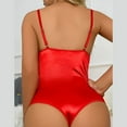 thumbnail image 5 of Gibobby Conjunto de lencería de encaje Conjunto de lencería sexy para mujer con encaje a juego(Rojo, XG), 5 of 5