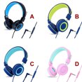thumbnail image 4 of Seitruly Auriculares con cable de 3,5mm con micrófono integrado para niños, auriculares con Control de línea de protección auditiva, curso en línea Type4 NO4, 4 of 6