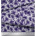 thumbnail image 3 of Soimoi Rayon Fabric Leaves & Floral Artistic Decor Fabric Printed Yard 56 Inch Wide, 3 of 3
