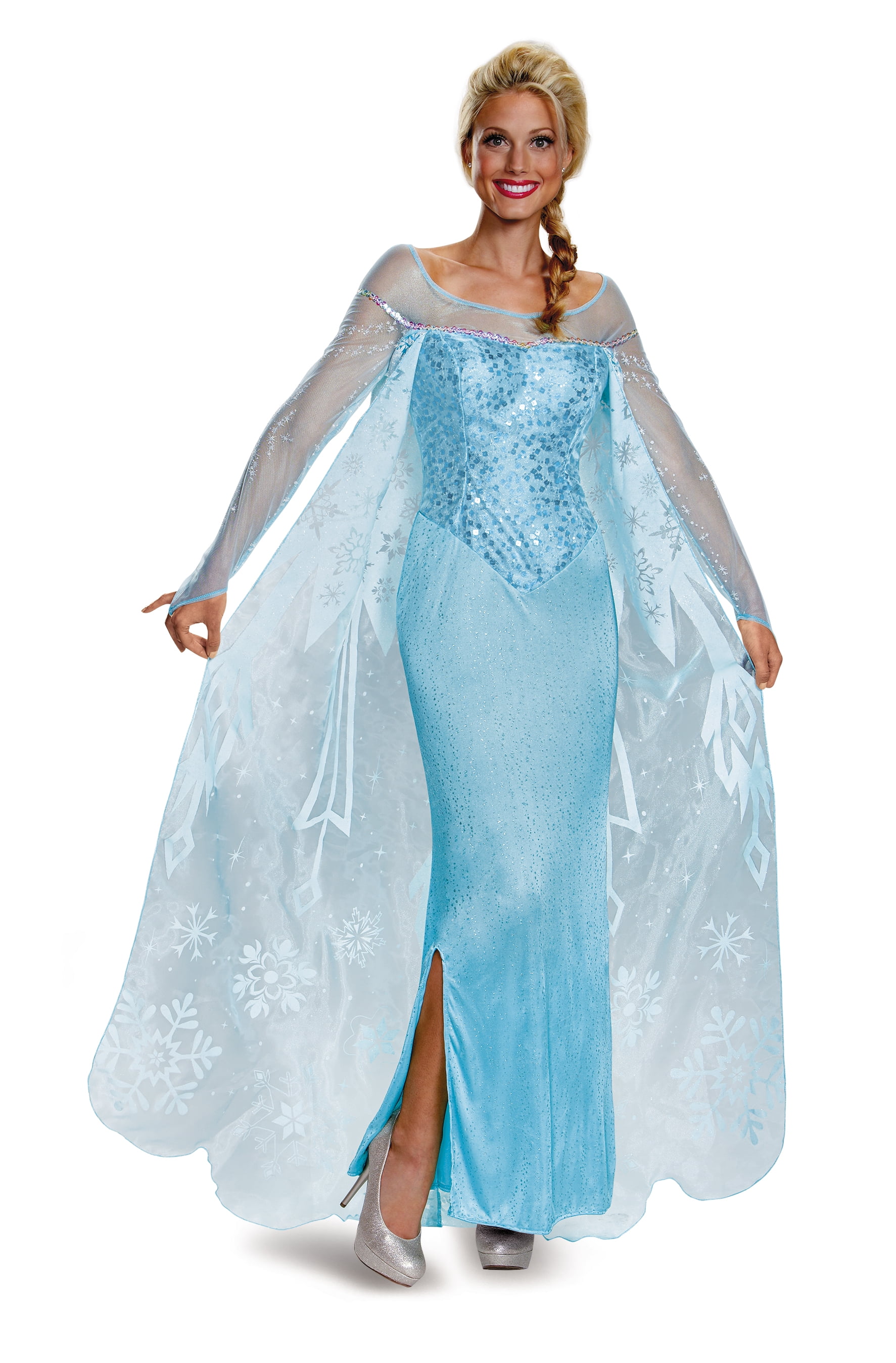 Frozen Elsa Prestige Womens Plus Size Adult Halloween Costume Xl 