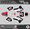 Red, variant on Kalair GFX Graphics Kit for Suzuki RM125 (1993-1995) Evader Series